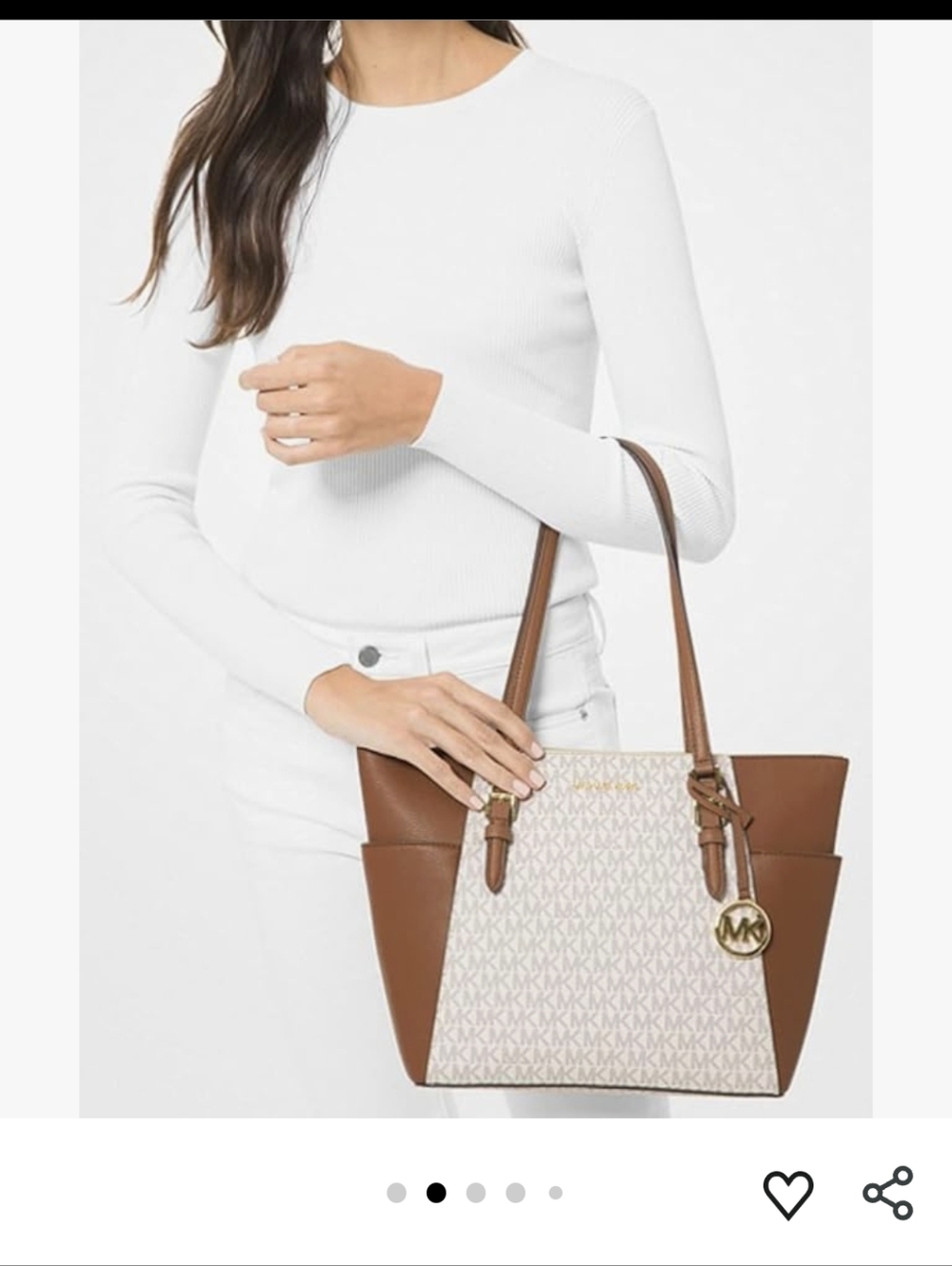 Michael Kors Charolotte Tote Bag. NWT. - Picture 3 of 11